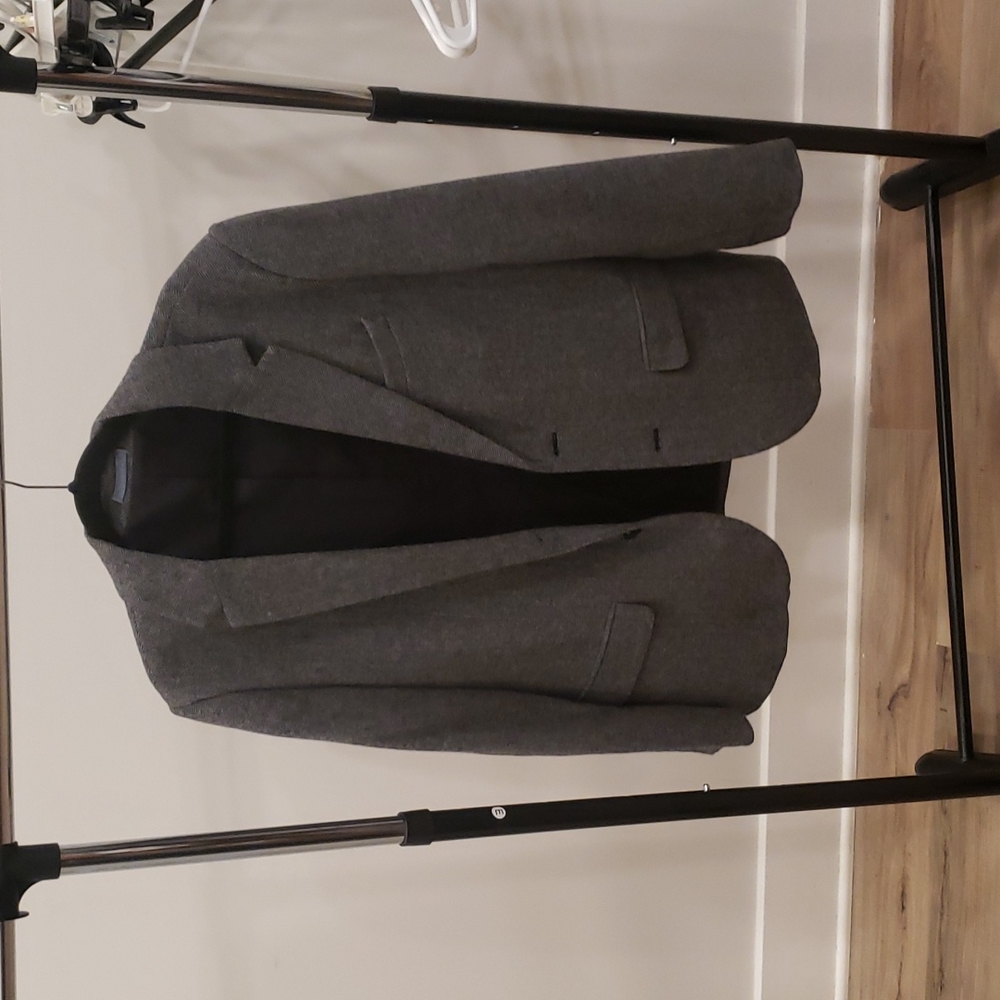 LARGE (LG) Harring Bone (Gray/Black) Old Navy Blazer (Suit Jacket)